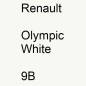 Preview: Renault, Olympic White, 9B.